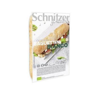 Mini White Baguette Gluten Free Eco 200g Schnitzer