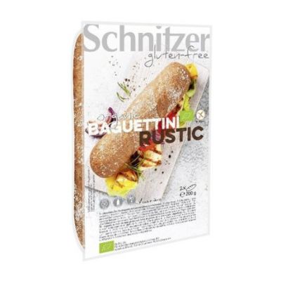 Mini Rustic Baguette Gluten Free Eco 200g Schnitzer