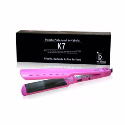 K7 plancha profesional de cabello #rosa