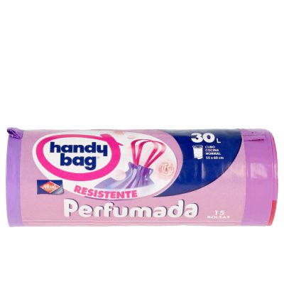 Sac poubelle résistant HANDY BAG PARFUMÉ 30 litres 15 unités