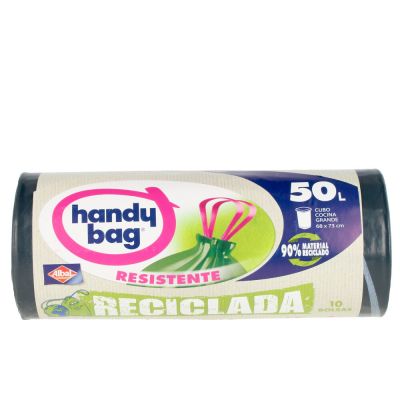 Sac poubelle RECYCLED HANDY BAG résistant 50 litres 10 unités