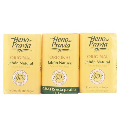 ORIGINAL jabon NATURAL LOTE 3 x 115 gr