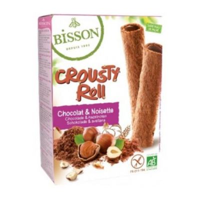 Crousty Roll Cacao Avellana SinGluten Bio 125g Bisson