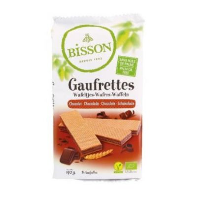 Galletas Gaufrettes Chocolate Eco Vegan 190g Bisson