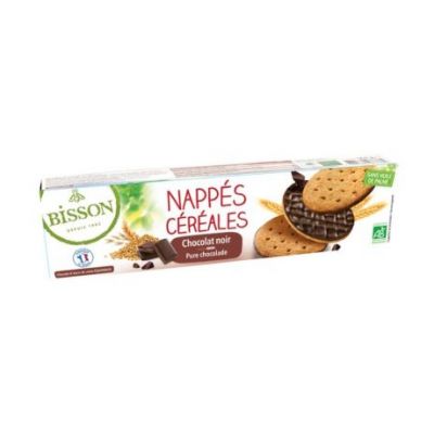 Galletas Nappes Choco Negro Bio 120g Bisson