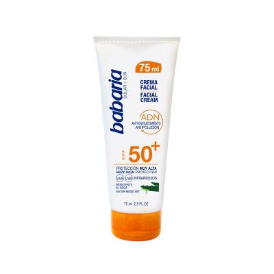 Solar DNA Crème Solaire Visage Aloe Vera Spf50 75 Ml