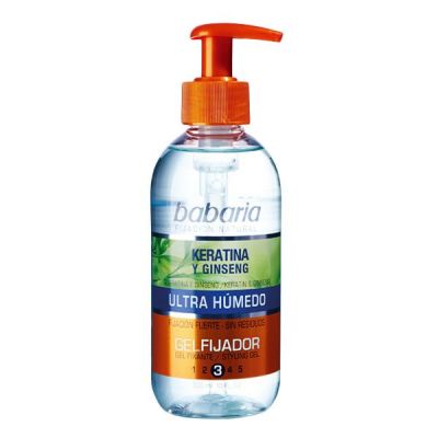 BABARIA KERATINA Y GINSENG ULTRA HUMEDO GEL FIJADOR NÂº3 300ML