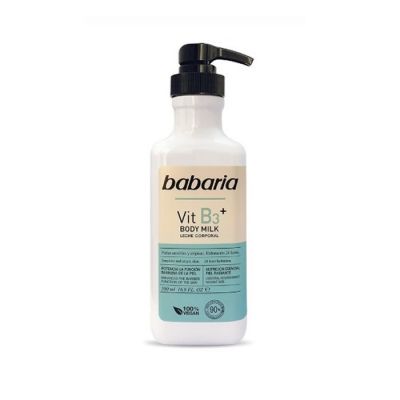 Babaria Vit B3+ Body Milk 500Ml 100% Vegan
