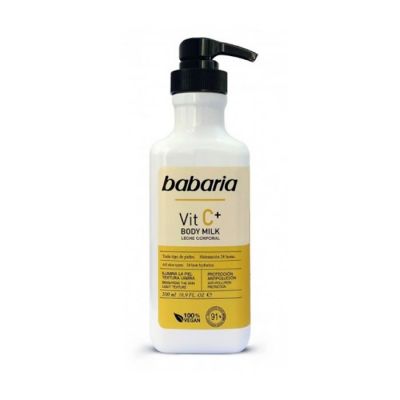 Babaria Vit C+ Body Milk 500Ml 100% Vegan