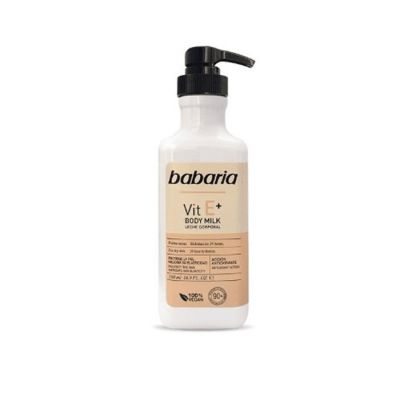Babaria Vit E+ Body Milk 500Ml 100% Vegan