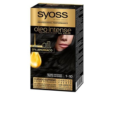 OLIO INTENSE tinte sin amoniaco #1.10-negro intenso 5 pz
