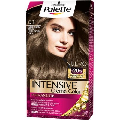 Palette Intense Tinte 6.1 Rubio Oscuro Ceniza