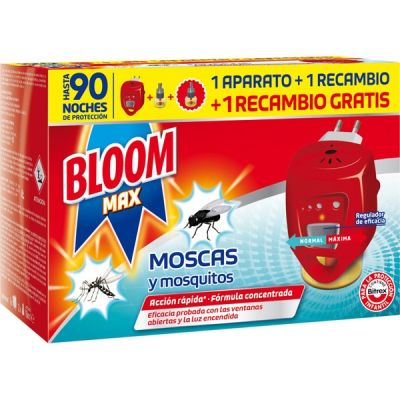 Bloom Max Mouches et moustiques Électrique Apt. + 2 enregistrements.