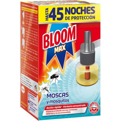 Bloom Max Mouches & Moustiques Rec.Electrique Liquide 45