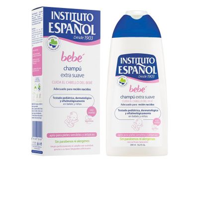 Institutoespanol Bebe Champu Extra Suave Recien Nacido Piel Sensible Sin Alergenos 300Ml