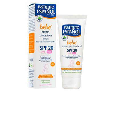 Institutoespanol Bebe Crema Facial Protectora Spf20 Recien Nacido Piel Sensible Sin Alergenos 75Ml