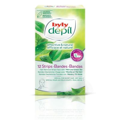 Depil Bandas Faciales Menta Y Té Verde 12 Uds