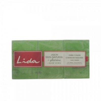 LIDA JABÓN NATURAL LOTE 3 pz