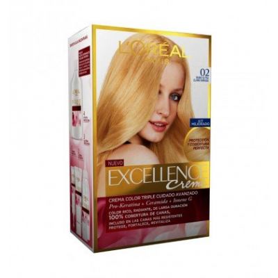 Coloración Excellence Crème Triple Protección 02 Rubio Ultra Claro Dorado De L'Oréal Paris