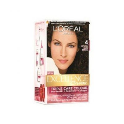 Coloración Excellence Crème Triple Protección 4 Castaño De L'Oréal Paris