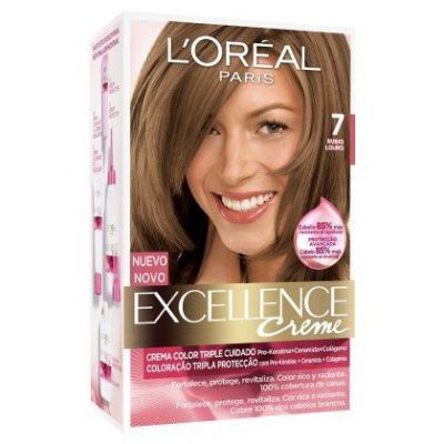 Coloración Excellence Crème Triple Protección 7 Rubio De L'Oréal Paris