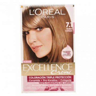 Colouring Excellence Crème Triple Protection 7.1 Ash Blonde L'Oreal Paris