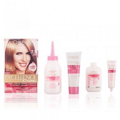 Coloración Excellence Crème Triple Protección 7.3 Rubio Dorado De L'Oréal Paris