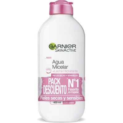 Skinactive Agua Micelar + Leche Hidratante Lote 2 X 400 Ml