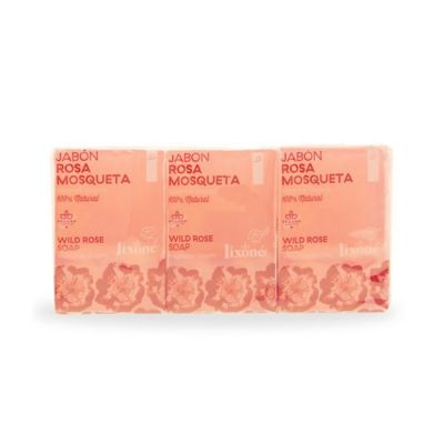 Savon à la Rose Musquée Peaux Sensibles 3 X 125 Gr