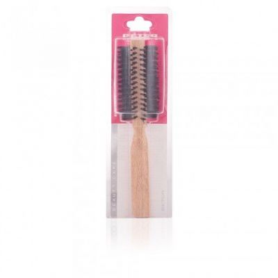HAIR BRUSH round with mixed bristles & oak body 45 mm 1 pz