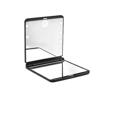 Mirror Ohh! Light Touch Double Folding With Led Light #Black