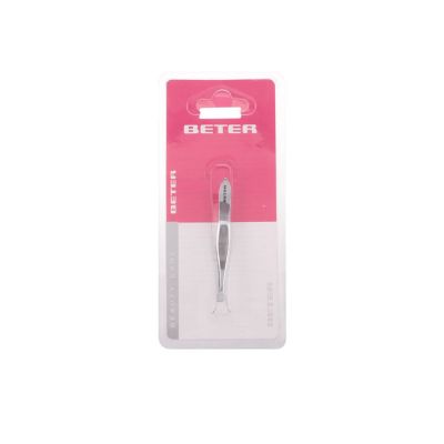 Chrom-Haarentfernungspinzette mit gerader Spitze, 1 Stk