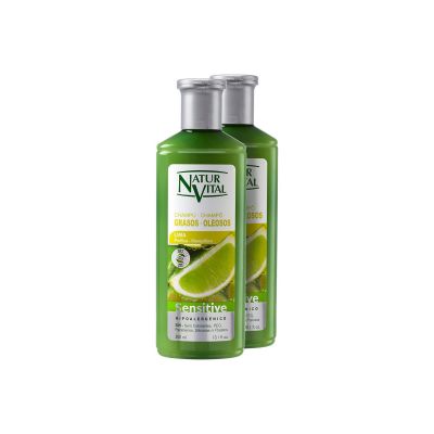 Champú Sensitive Cabello Graso Lote 2 Pz