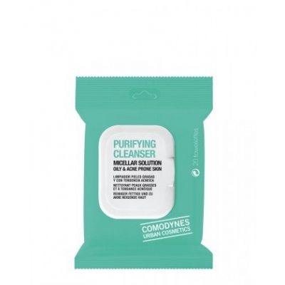 Salviette amichevoli detergenti le pelli grasse e con l'acne 20 tu.