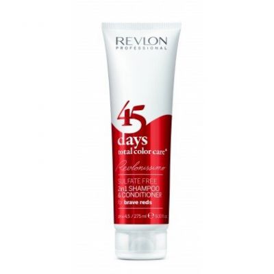 45 Giorni 2In1 Shampoo e Conditioner 275ml Per coraggiosi Reds