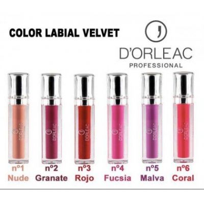 Color Labial Velvet Nº5 D'Orleac - Malva