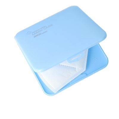 BOITE PORTE MASQUE #bleu