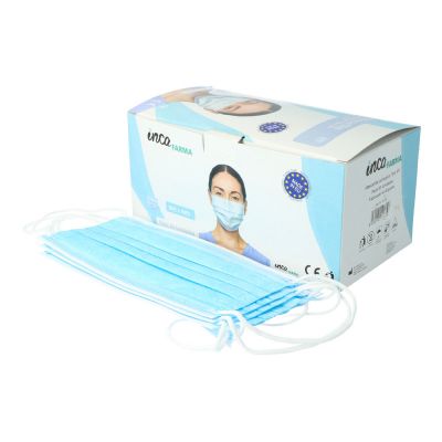 Masque chirurgical IIR adulte FARMA fabriqué en Espagne #bleu 5