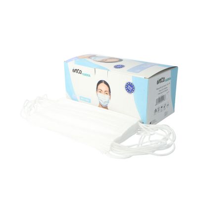 Masque chirurgical IIR adulte FARMA fabriqué en Espagne #blanc