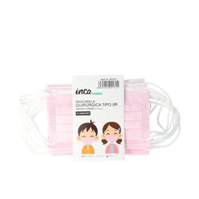 Masque chirurgical IIR pour enfants FARMA fabriqué en Espagne #rose