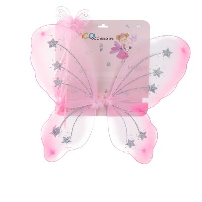 AILES DE PAPILLON ROSE ET BAGUETTE lot 2 pcs