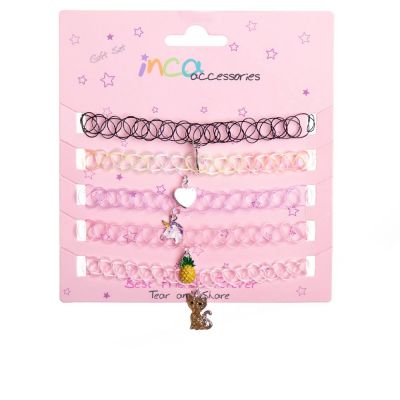 GARGANTILLA CON ADORNOS COLGANTES BFF lote 5 pz