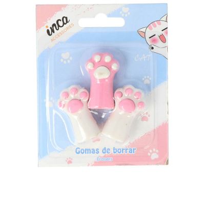 Gommes chaton lot 3 pcs