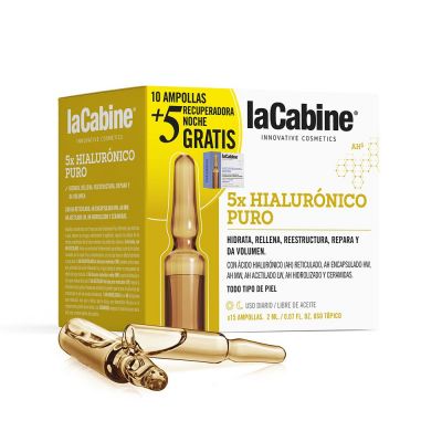 Ampollas Hialurónico Puro 10X2 Ml + Recuperadora Noche 5X2Ml