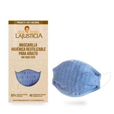 MASQUE hygiénique réutilisable 30 lavages 1 pc