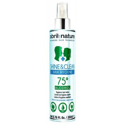 Shine&Clean Hygiène des Cheveux Alcool 75º 200 Ml