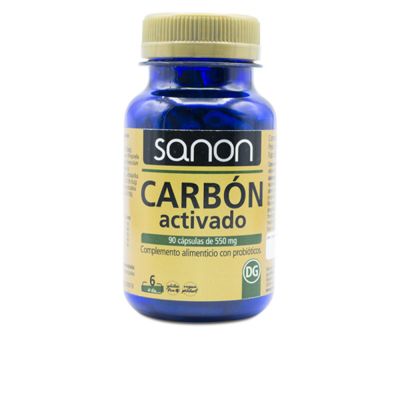 SANON carbón activado 90 cápsulas 550 mg
