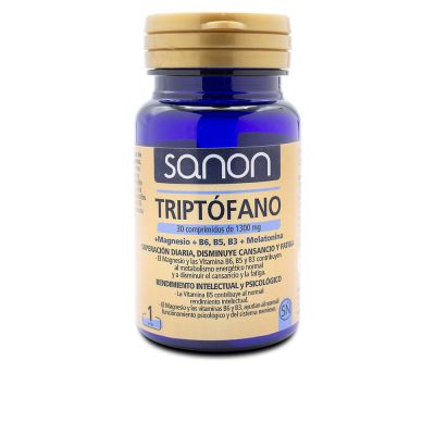SANON triptófano+magnesio+vitaminas+melatonina 30 comprimido