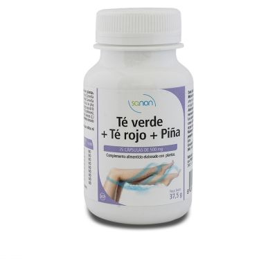 SANON té verde + té rojo + piña 75 cápsulas de 500 mg