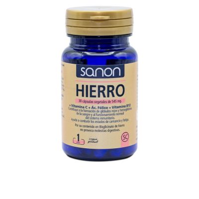 SANON hierro 30 cápsulas vegetales de 545 mg